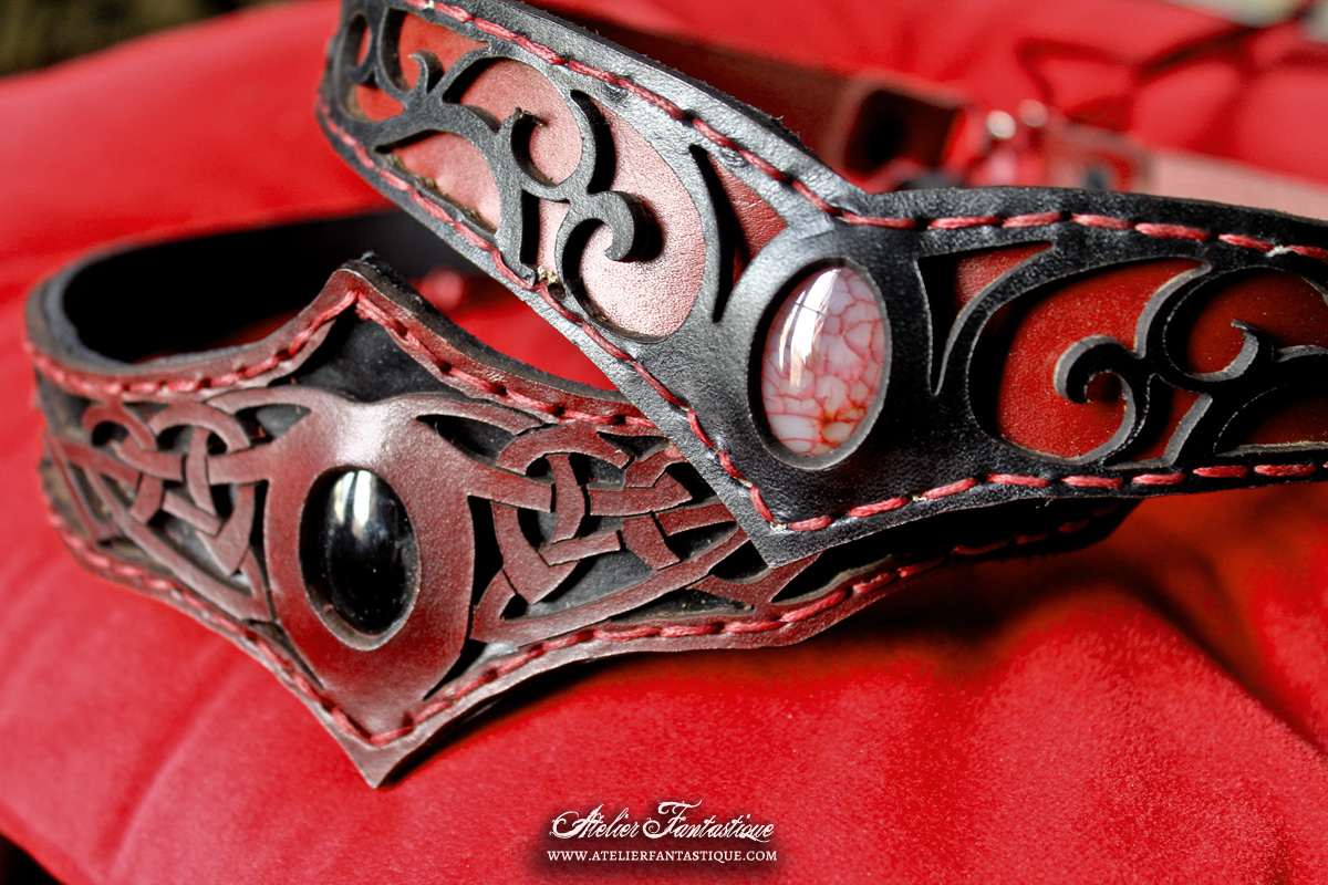 Tiare ou tour de tête en cuir – Image 3