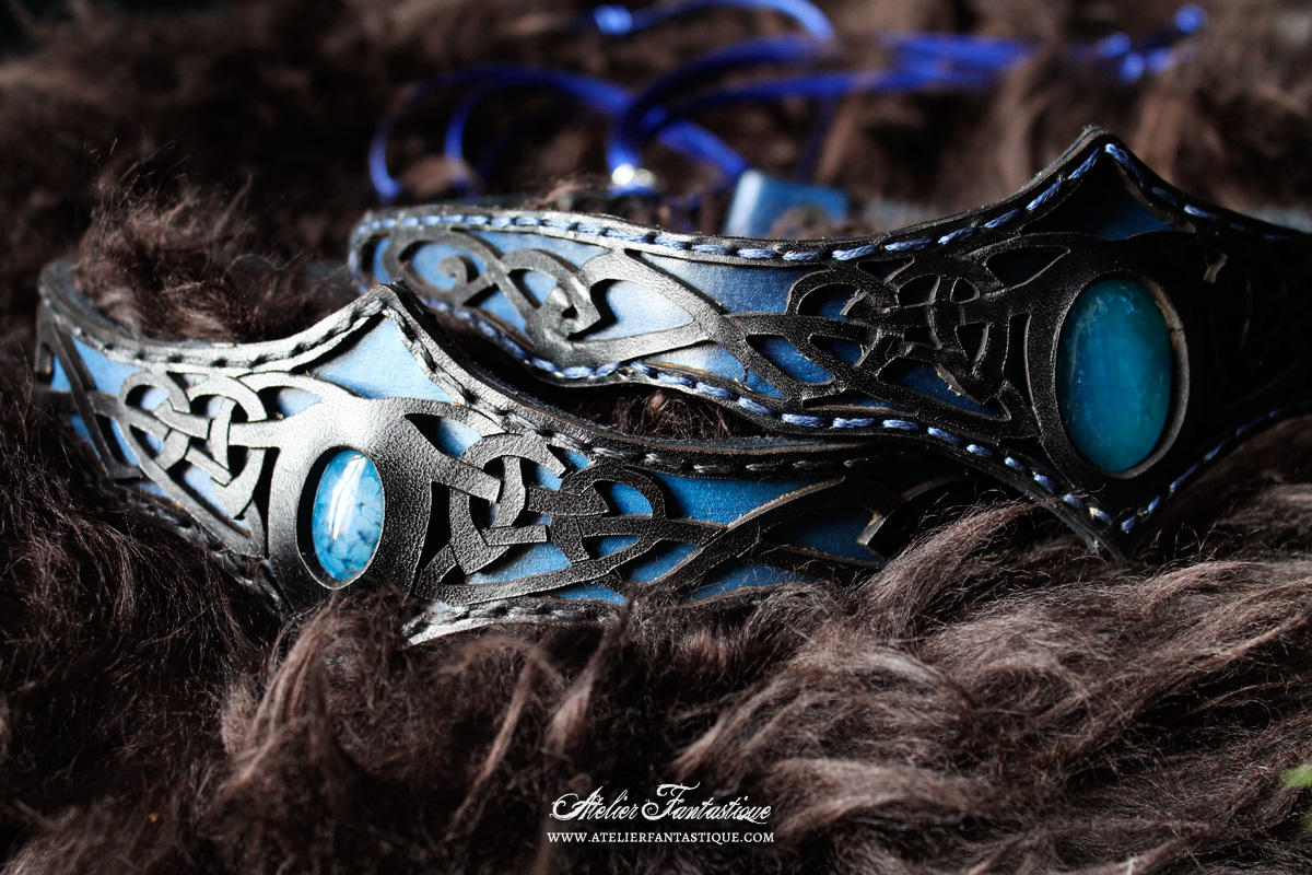 Tiare ou tour de tête en cuir – Image 7